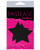 Pastease Black Glitter Star - One Size Fits All Pasties