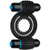 Doc Johnson Optimale Vibrating Double Cock Ring - Black