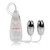 CalExotics Pocket Exotics Double Silver Bullet Vibrator s