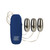 CalExotics Interactive Trio Vibrator - Silver