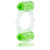 Screaming O Color Pop Quickie Two - O - Green Couple's Cock Ring