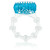 Screaming O Color Pop Quickie - Blue Couple's Cock Ring