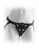Pipedream Fetish Fantasy Series Vibrating Plush Strap On Dildo Harness - Black