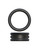 Pipedream Fantasy C - Ringz Max Width Silicone Cock Rings - Black
