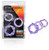 Blush Stay Hard Beaded Cock Rings - Purple Pack Of 3