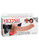 Pipedream Fetish Fantasy Series 9" Vibrating Hollow Strap On Dildo With Balls - Flesh