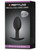 Pretty Love 3.34" Silicone Anal Butt Plug With Ball - Black