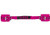 Shots Ouch Fetish Adjustable Leather Handcuffs Pink