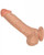 Si Novelties Major Dick Commander In Chief Suction Cup Dildo & Balls - Vanilla