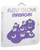 Deeva Fuzu Roller Ball Massage Glove Vibrator - Purple