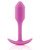B - Vibe Weighted Snug Plug 1 - .55 G Fuchsia Butt Plug