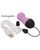 BMS Simple & True Remote Control Vibrating Egg Vibrator - Purple