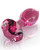 Pipedream Icicles No. 79 Hand Blown Glass Diamond Butt Plug - Pink