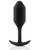 B - Vibe Weighted Snug Plug 2 - .114 G Black Butt Plug