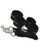 Lux Fetish Bed Spreader Wrist & Ankle Bondage Restraints - Black