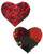 Pastease Color Changing Flip Sequins Hearts - Red/Black O/S Pasties