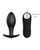 Pretty Love Vibrating Bulb Shaped Butt Plug - Black