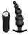 Pretty Love Vibrating Bead Shaped Butt Plug - Black