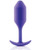 B - Vibe Weighted Snug Plug 2 - .114 G Purple Butt Plug