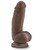 Blush Au Naturel 7" Fat Boy Suction Cup Dildo - Chocolate