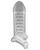 Doc Johnson Optimale Penis Extension With Ball Strap Thin - Frost
