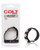 CalExotics Colt Leather C/B Strap On Dildo Harness 5 Snap Fastener - Black