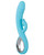 Evolved Triple Infinity Rabbit Vibrator - Teal