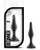 Blush Luxe Beginner Butt Plug Small - Black
