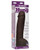 Doc Johnson Vac - U - Lock Ultraskyn Strap On Dildo 12" Hung - Chocolate