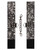 Shots Ouch Fetish Love Street Art Fashion Printed Ankle Cuffs - Black
