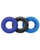 Hunky Junk Cock Ring Multi Pack - Asst. Colors Pack Of 3 - Oxhuj102 - Cbl - Mlt