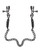 Pipedream Fetish Fantasy Series Adjustable Nipple Chain Clamps - Black
