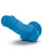 Blush Neo Dual Density 7.5" Dildo With Balls - Neon Blue