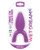 Hott Products Wet Dreams Tongue Star Stealth Rider Tongue Vibrator- Purple