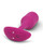 B - Vibe Vibrating Weighted Snug Butt Plug M - 112 G Rose
