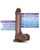 Blush Au Naturel Mister Perfect Realistic Dildo - Chocolate