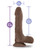 Blush Au Naturel Mister Perfect Realistic Dildo - Chocolate