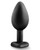Blush Temptasia Bling Butt Plug With Gem Small - Black