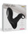 Hott Products Bliss Shaft Rider Vibrating Cock Ring Sleeve - Black
