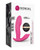 Dorcel Secret Clit Dual Stim Heating And Voice Control Vibrator - Pink