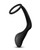 Blush Cock Ring & Butt Plug Prostate Massager - Black