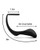 Blush Cock Ring & Butt Plug Prostate Massager - Black