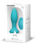 Doc Johnson A Play Rechargeable Silicone Experienced Anal Butt Plug With Remote - Teal