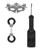 Shots Ouch Fetish Introductory Bondage Kit Number 3 - Black