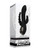 Evolved Trifecta Triple Stim Rechargeable Rabbit Vibrator - Black