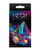 NS Novelties Rear Assets Mulitcolor Heart Medium Butt Plug - Rainbow