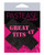 Pastease Great Tits Cross - Black/Pink O/S Pasties