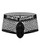 Male Power Men's Cock Pit Fishnet Mini Cock Ring Short Black Xl