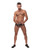 Male Power Men's Cock Pit Fishnet Mini Cock Ring Short Black Xl