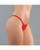 Allure Adore Between The Cheats Wetlook Panty Red O/S